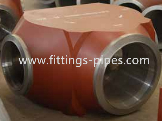 304 304L Stainless Steel Seamless Pipe Tee Forged Square 12" Pressure Resistant