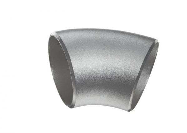 Ss304 Ss304l Stainless Steel Pipe Elbow Fitting 45 Degree ISO Certified
